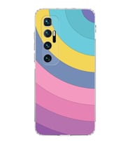 Xiaomi  Mi 10 Ultra  Kamera Korumalı Kapak Renk Cümbüşü Tasarımlı Şeffaf  Kılıf