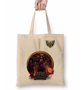 Shyvanna LoL League Of Legends Bez Çanta Uzun Saplı