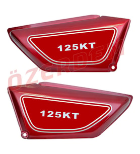 MONDİAL 125KT YAN KAPAK BORDO
