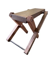 Gitar Ayak Standı Ahşap Ceviz Ağacından Ayak Sehpası Guitar Footstool From Walnut Tree Solid Wood 4-Level Adjustable