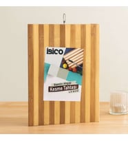 Bambu Kesme Tahtası 26x36x1.2 cm Metal Kulplu