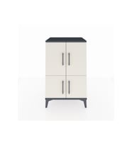 Hyperion Komodin 3 Raflı 4 Kapaklı 60x44x96 Antrasit-Aytaşı