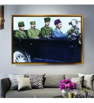 Altın Çerçeveli dekoratif tablo a1904 (Gold)