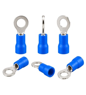 Powermaster PM-39058 1,5-2,5Mm2 Kesit 25X11x6mm Soket Mavi İzoleli Kablo Pabucu (100'Lü Paket)