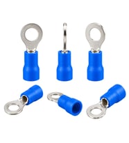 Powermaster PM-39058 1,5-2,5Mm2 Kesit 25X11x6mm Soket Mavi İzoleli Kablo Pabucu (100'Lü Paket)