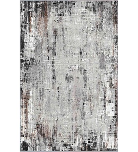 Eliana Home Baskılı, Yıkanabilir Kaymaz Taban Salon Halısı LNA0553 100x150 cm (Gri)