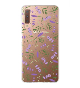 PrintiFy Samsung Galaxy A7 2018 ile Uyumlu 1mm Slim Fit Water Color 3 Baskılı Şeffaf  Kılıf