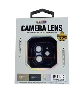 İphone 11 / 12 / 12 Mini Uyumlu Safir Kamera Koruyucu Lens Mavi Renk