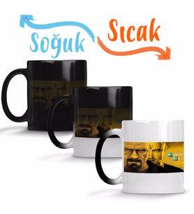 Breakıng Bad Im The One Who Knocks Sihirli Kupa Bardak Porselen
