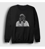 Presmono Unisex Siyah Pray Tupac Shakur Sweatshirt 46370tt