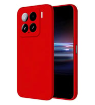 Newface Xiaomi Mi 15 Kılıf Nano içi Kadife Silikon - Kırmızı