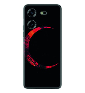 Tecno Pova 5 Kılıf Silikon Desen Özel Seri Red Moons 1747