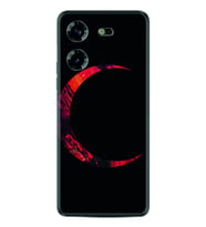 Tecno Pova 5 Kılıf Silikon Desen Özel Seri Red Moons 1747