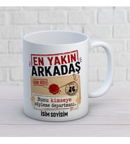 Kişiye Özel Çocukluk Arkadaşı Tasarımlı Eski Sırlar Yeni Kahkahalar Seramik Kupa