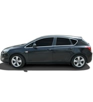 Opel Astra Uyumlu J Cam Çerçevesi Hatchback 2012-2019 Paslanmaz Çelik Parça