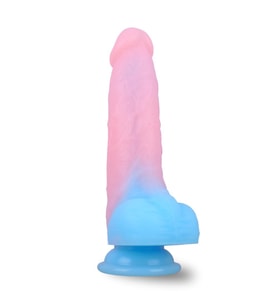 NEON ELITE Glow in the Dark - Karanlıkta Parlayan Dildo Ultra Yumuşak Realistik Yapay Penis