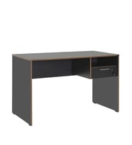 Concept Kilitli Çekmeceli Çalışma Masası-Antrasit-Kontra 120x75x60 cm (GxYxD)
