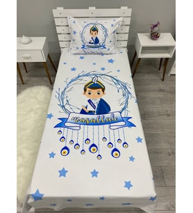 sünnet,maşallah yatak örtüsü ve yastık kılıfı