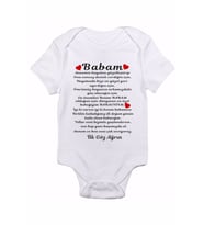 Babaya Doğum Günün Hediyesi Sade Tasarım Bebek Zıbın Body