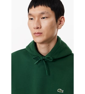 Lacoste Men's Classic Fit Kapüşonlu Yaka Sweatshirt Yeşil