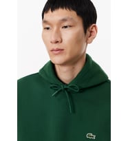Lacoste Men's Classic Fit Kapüşonlu Yaka Sweatshirt Yeşil