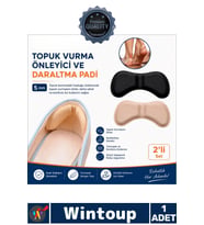 #Tabanlık Konforlu Ortopedik Koruyucu Destek 5 Mm Topuk Vurma Önleyici Ayakkabı Daraltma Pedi 2'li