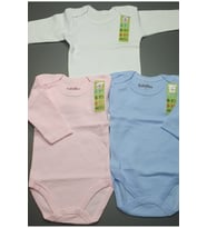 Baby Too Düz Kollu Body (Beyaz)