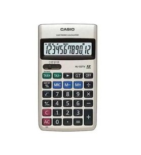 Casio HL122TV Hesap Makinesi 12 Hane Pilli