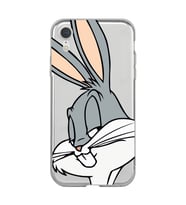 Iphone XR Uyumlu Bugs Bunny Desenli Şeffaf Telefon Kılıfı