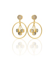 Kadir Jewellery 22 Ayar Altın Kaplama Vintage Küpe -El İşçiliği Ve Hipoalerjenik Küpe