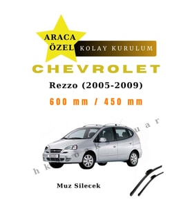 Chevrolet Rezzo (2005-2009) Araca Özel Silecek Ön İki