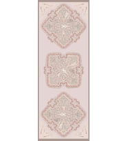 Şal Desen Dora Seri Şal Eşarp Askısı İle Birlikte 75x200 Vizon Krem-75x200