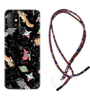 INFINIX Hot 8 9 10 11S Hot 10 Play 10T Kılıf Boyun Asklı Rasta Silikon Planet Animals 1771