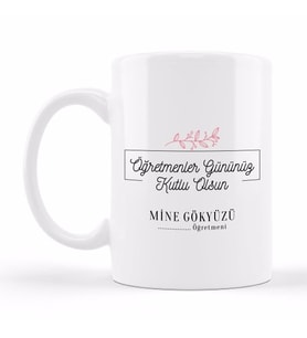 Öğretmenler Günü Kupa Bardak-25 (Çok Renkli)
