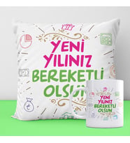 Yeni Yıl Yastık ve Kupa Seti-5