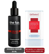 the fair. AHABHA Peeling Asit ve Stick Güneş Kremi Set