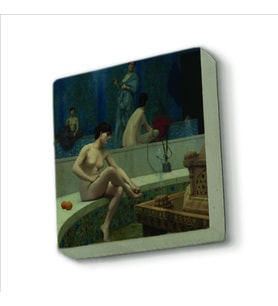 Hamam Baskılı Doğaltaş  Magnet(KRT-143)Buzdolabı Süsü