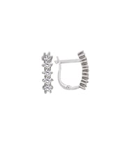 925 Ayar Gümüş Zirkon Taşlı Küpe - K010901