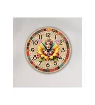 bilge Tasarım Çocuk Odası Duvar Saati 30 x 30 CM (Karışık)