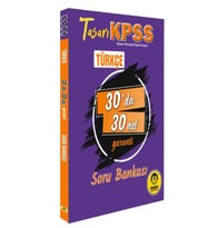 Tasarı KPSS Türkçe 30'da 30'Net
