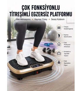Evde Spor İçin Titreşimli Plate Fitness Platformu Yeni Nesil