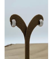 GÜMÜŞ TAŞLI HALKA KÜPE