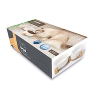M-Pets Opera Ceramic Bowls Bambu Standlı 2x350 ml Beyaz