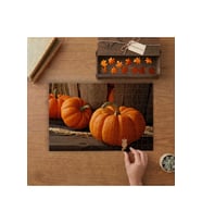Balkabakları - Cadılar Bayramı Tasarımı 240 parça Ahşap Puzzle Ahşap Kutuda MP01807