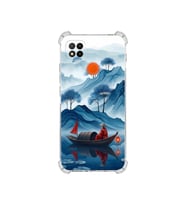 PrintiFy Xiaomi Redmi 9c ile Uyumlu Simya Serisi Sonsuz Akış Tasarımlı Uv Baskılı Köşe Korumalı Antişok Kılıf