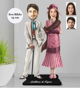 Kişiye Özel Sevgili Ahşap Eco Biblo -17