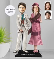 Kişiye Özel Sevgili Ahşap Eco Biblo -17
