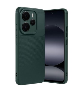 14 5G Auto Focus Karbon Kapak - Koyu Yeşil