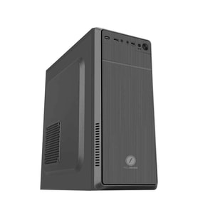 FRISBY FC-2915B 350W 1x12CM FAN MIDI TOWER DELİKLİ PANEL 2xUSB2.0 SİYAH KASA