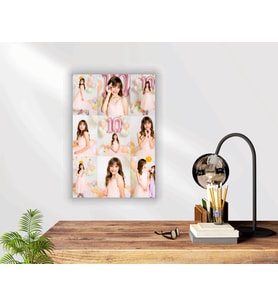 Doğum Günü Fotoğraflı Kişiye Özel Cam Tablo